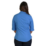 Donna Blouse 3/4 Sleeve - Check 3