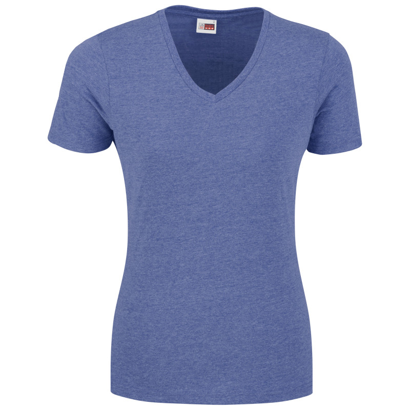 Ladies Michigan Melange V-Neck T-Shirt