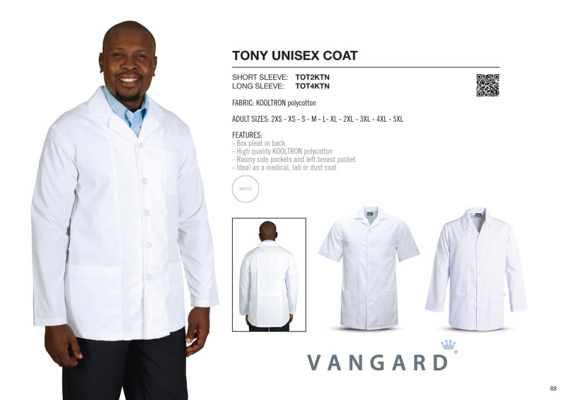 Tony Unisex Coat - Long sleeve