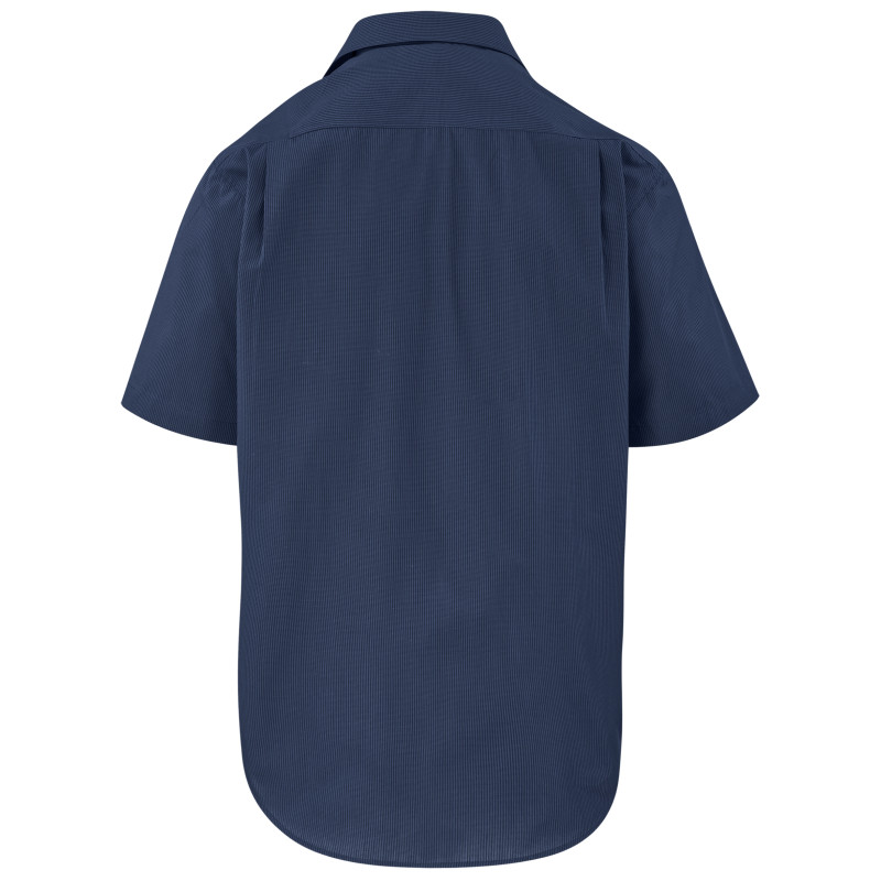 Mens Short Sleeve Micro Check Shirt