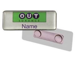 Name Badge Magnet Clip - STD Size (70mm x 30mm)